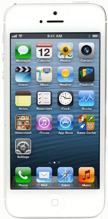Смартфон Apple iPhone 5 32Gb White & Silver - Тамбов