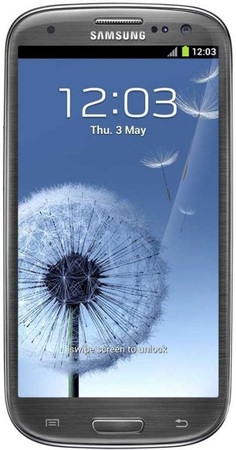 Смартфон Samsung Galaxy S3 GT-I9300 16Gb Titanium grey - Тамбов